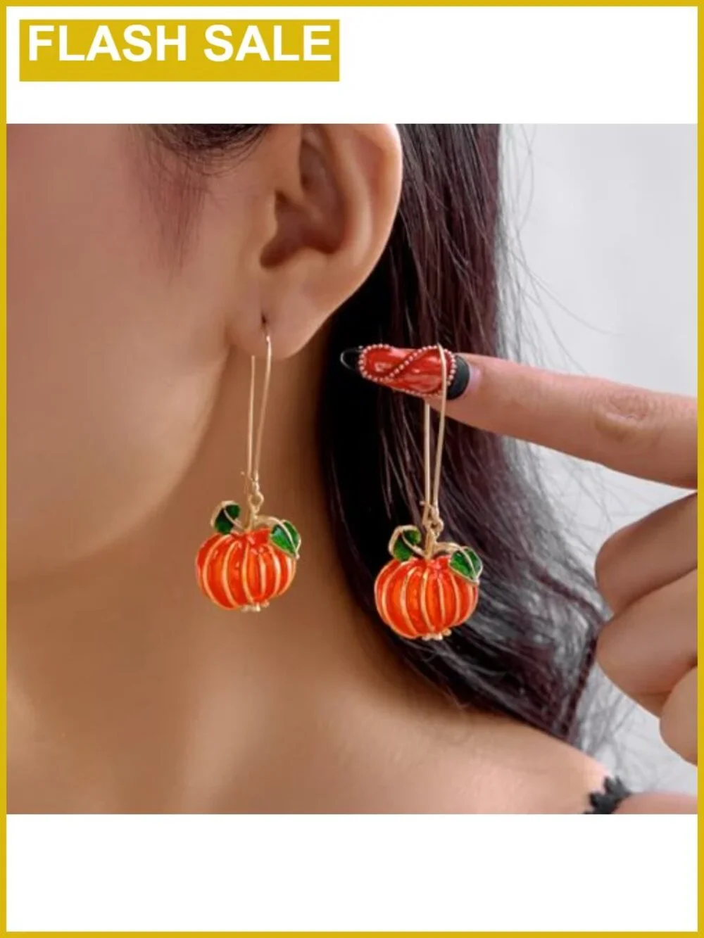 Crystal Maple Leaf Dangle Drop Earrings Thanksgiving Fall Jewelry